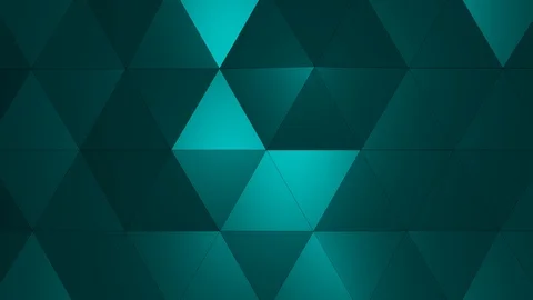 Loopable Abstract Light-Blue Low Poly 3D surface as CG background V1 Stock Footage 90707492