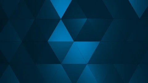Loopable Abstract Light-Blue Low Poly 3D surface as CG background V1 Video stock 90707505