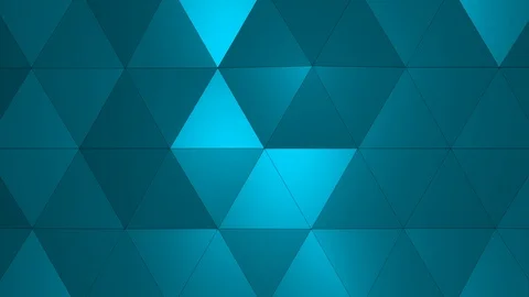 Loopable Abstract Light-Blue Low Poly 3D surface as CG background V2 Stock Footage 90707934