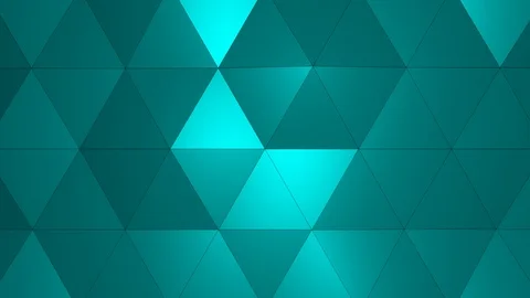Loopable Abstract Light-Blue Low Poly 3D surface as CG background V2 Stock Footage 90707940