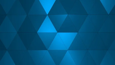 Loopable Abstract Light-Blue Low Poly 3D surface as CG background V2 Stock Footage 90707949