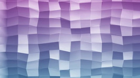 Loopable Abstract Light-Blue Magenta Low Poly 3D surface as CG background V20 Stock-Footage 90059685