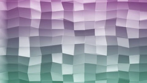 Loopable Abstract Light-Blue Pink Low Poly 3D surface as CG background V16 Stock Footage 90059599