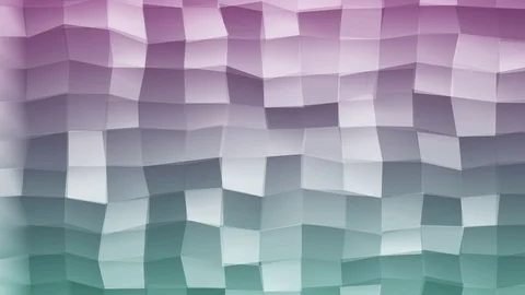 Loopable Abstract Light-Blue Pink Low Poly 3D surface as CG background V17 Stock Footage 90059617