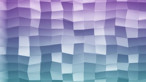 Loopable Abstract Light-Blue Pink Low Poly 3D surface as CG background V18 Stock Footage 90059628