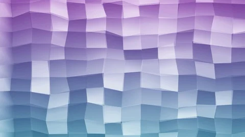 Loopable Abstract Light-Blue Pink Low Poly 3D surface as CG background V19 Video stock 90059656