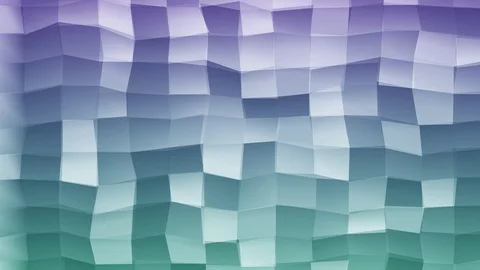 Loopable Abstract Light-Blue Purple  Low Poly 3D surface as CG background V16 Stock Footage 90059591