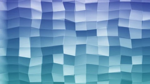 Loopable Abstract Light-Blue Purple  Low Poly 3D surface as CG background V18 Stock Footage 90059633