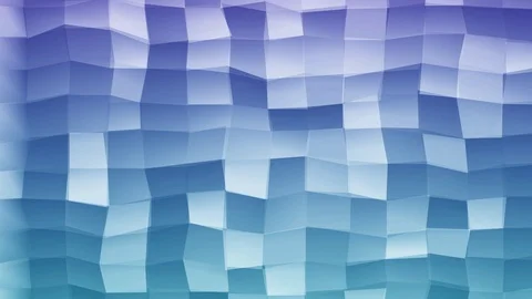 Loopable Abstract Light-Blue Purple  Low Poly 3D surface as CG background V19 Stock Footage 90059661