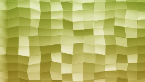 Loopable Abstract Orange Green  Low Poly 3D surface as CG background V5 Stock Footage 90059251