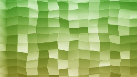 Loopable Abstract Orange Green  Low Poly 3D surface as CG background V5 Stock Footage 90059272