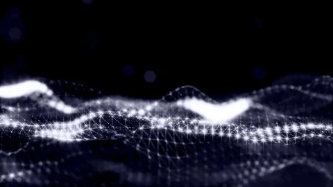 loopable abstract particle background wi... | Stock Video | Pond5