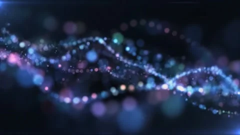 Loopable abstract particles background Stock Footage 312686692