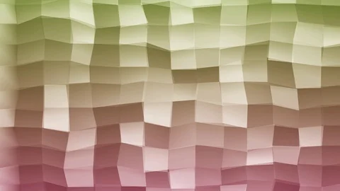 Loopable Abstract Pink Fuxia Green  Low Poly 3D surface as CG background V34 Video stock 90059974