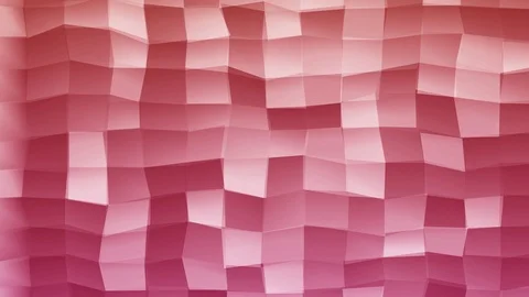 Loopable Abstract Pink Fuxia Orange  Low Poly 3D surface as CG background V34 Stock Footage 90059966