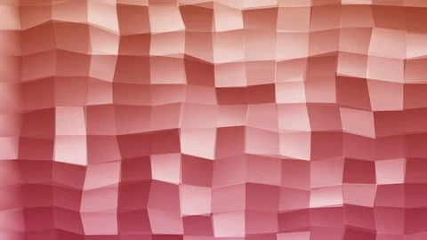 Loopable Abstract Pink Fuxia Orange  Low Poly 3D surface as CG background V35 Stock Footage 90059986