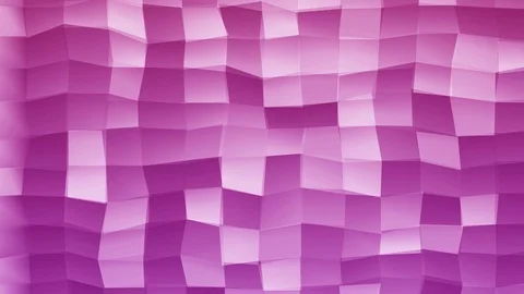 Loopable Abstract Pink Magenta Fuxia Low Poly 3D surface as CG background V30 Stock Footage 90059907