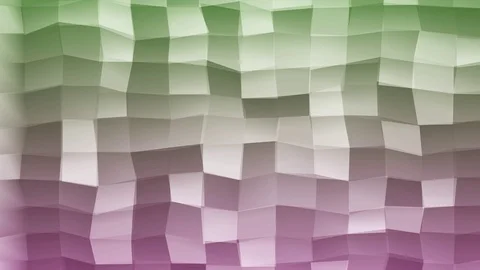 Loopable Abstract Pink Magenta Green  Low Poly 3D surface as CG background V32 Stock Footage 90059941