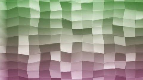 Loopable Abstract Pink Magenta Green  Low Poly 3D surface as CG background V33 Stock Footage 90059967