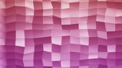 Loopable Abstract Pink Magenta Orange  Low Poly 3D surface as CG background V30 Stock Footage 90059871