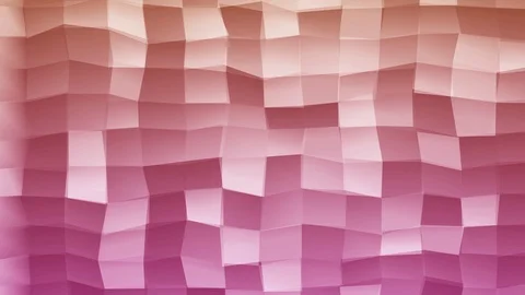 Loopable Abstract Pink Magenta Orange  Low Poly 3D surface as CG background V32 Stock Footage 90059929