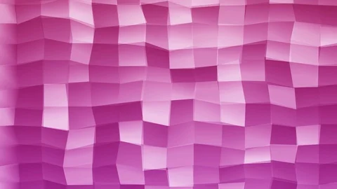 Loopable Abstract Pink Magenta Red  Low Poly 3D surface as CG background V31 Stock Footage 90059922