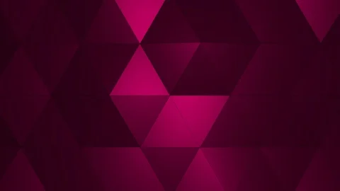Loopable Abstract Pink Red Low Poly 3D surface as CG background V1 Stock Footage 90707609