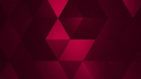 Loopable Abstract Pink Red Low Poly 3D surface as CG background V1 Stock Footage 90707618