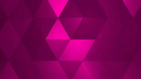 Loopable Abstract Pink Red Low Poly 3D surface as CG background V2 Stock Footage 90708040