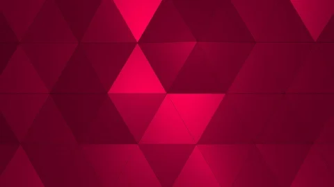 Loopable Abstract Pink Red Low Poly 3D surface as CG background V2 Stock Footage 90708070