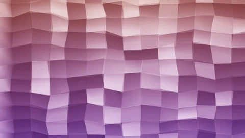 Loopable Abstract Purple Orange  Low Poly 3D surface as CG background V27 Video stock 90059792