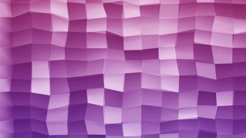 Loopable Abstract Purple Red  Low Poly 3D surface as CG background V27 Stock Footage 90059810