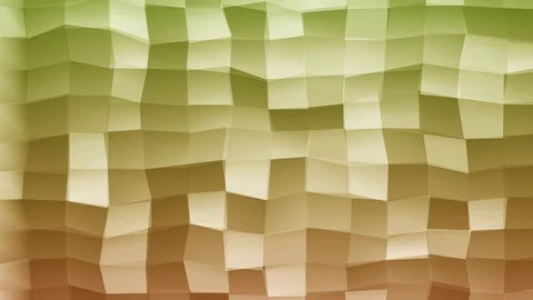 Loopable Abstract Red Green  Low Poly 3D surface as CG background V2 Stock Footage 90059165