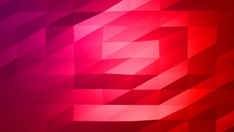 Loopable Abstract Red Magenta Low Poly Background 4K Full HD V32 Stock Footage 89930742