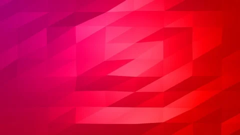 Loopable Abstract Red Magenta Low Poly Background 4K Full HD V34 Stock Footage 89930745