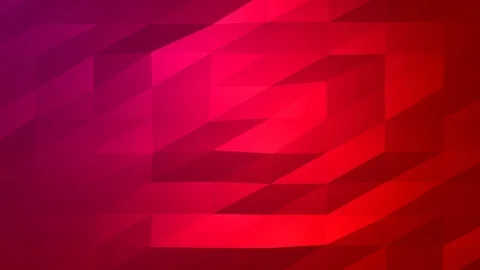 Loopable Abstract Red Magenta Low Poly Background 4K Full HD V33 Stock Footage 89930747