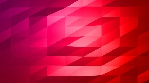 Loopable Abstract Red Magenta Low Poly Background 4K Full HD V36 Stock Footage 89930751