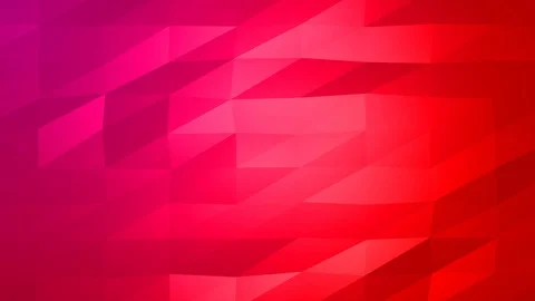 Loopable Abstract Red Magenta Low Poly Background 4K Full HD V38 Stock Footage 89930757