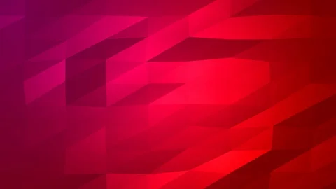 Loopable Abstract Red Magenta Low Poly Background 4K Full HD V45 Stock Footage 89930780