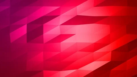 Loopable Abstract Red Magenta Low Poly Background 4K Full HD V44 Video stock 89930781