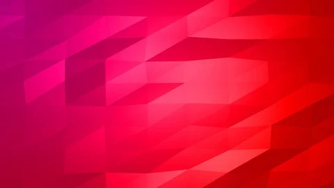Loopable Abstract Red Magenta Low Poly Background 4K Full HD V46 Stock Footage 89930789
