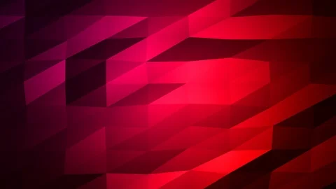 Loopable Abstract Red Magenta Low Poly Background 4K Full HD V47 Video stock 89930791