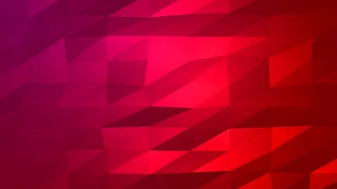 Loopable Abstract Red Magenta Low Poly Background 4K Full HD V49 Stock Footage 89930794