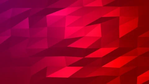 Loopable Abstract Red Magenta Low Poly Background 4K Full HD V53 Stock Footage 89930802