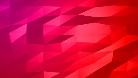 Loopable Abstract Red Magenta Low Poly Background 4K Full HD V66 Stock Footage 89930823