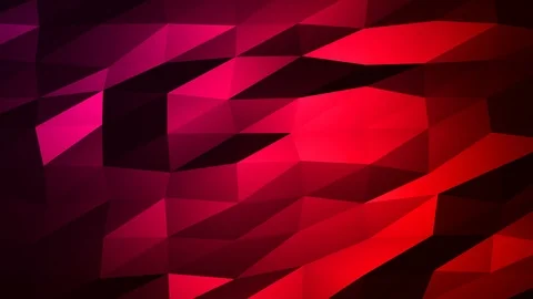 Loopable Abstract Red Magenta Low Poly Background 4K Full HD V67 Video stock 89930828