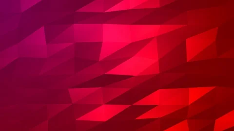 Loopable Abstract Red Magenta Low Poly Background 4K Full HD V73 Stock Footage 89930856