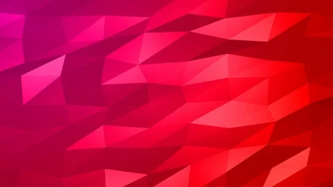 Loopable Abstract Red Magenta Low Poly Background 4K Full HD V86 Stock Footage 89930909