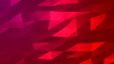 Loopable Abstract Red Magenta Low Poly Background 4K Full HD V97 Stock Footage 89930951