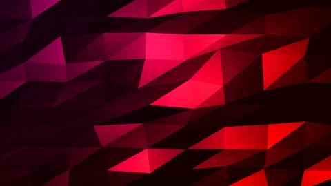 Loopable Abstract Red Magenta Low Poly Background 4K Full HD V99 Stock Footage 89930959